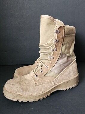 Army Issue Military Boot 10.5R with Vibram Soles.